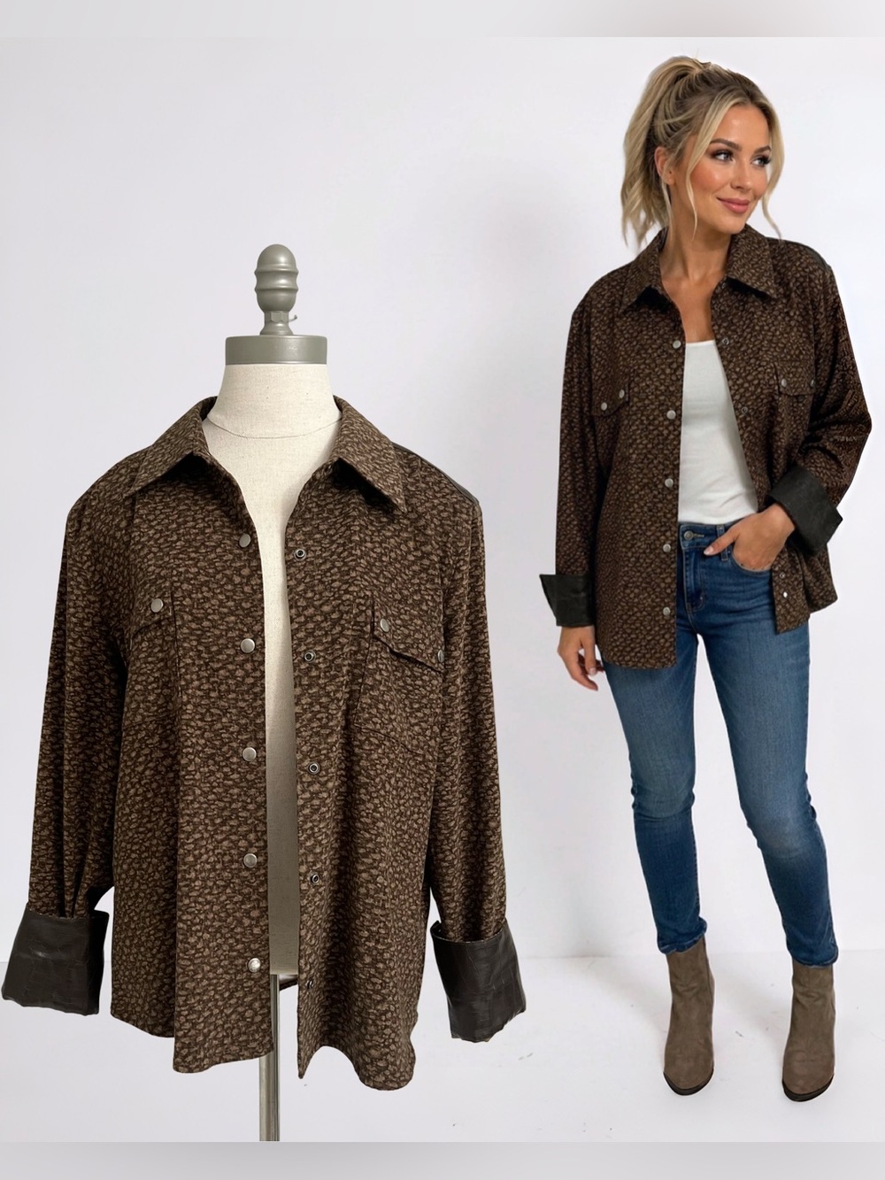 Vintage Women’s Norton & Co Long-sleeved Button-down Shirt